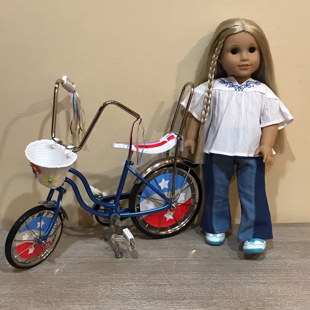 American Girl “Julie” and Her Bike VGUC